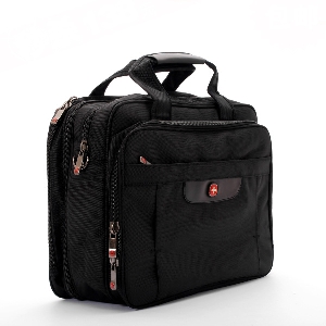 Пътни чанти в черен цвят изработени от оксфорд плат