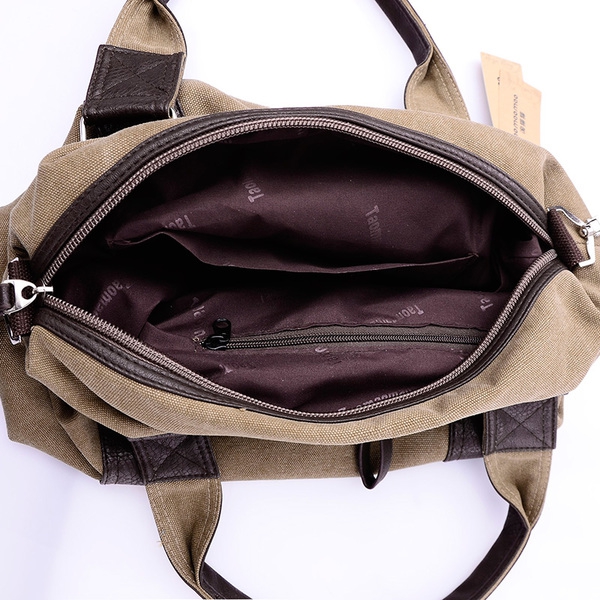 Ретро пътни чанти тип Messenger  изработени от платно - 10 модела 