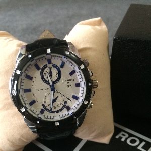Мъжки бизнес часовник с голям циферблат