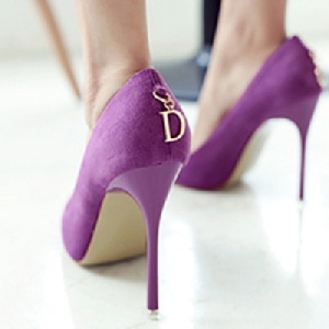 Дамски обувки с висок ток 6 цвята 10см и 7см височина на ток