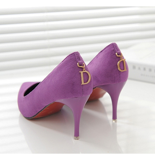 Γυναικεία ψηλοτάκουνα παπούτσια 6 χρώματα 10 cm και 7 cm Ύψος της τρέχουσας