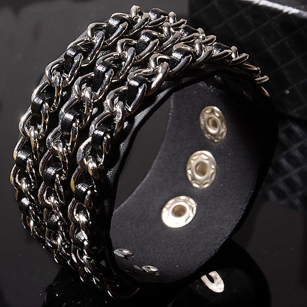 Ανδρικά Punk-rock βραχιόλια 5 μοντέλα