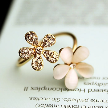 Дамски пръстени - цвете -  5,6 см