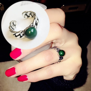 Дамски пръстени в син,зелен,черен,сребрист,бял и червен цвят-13 модела