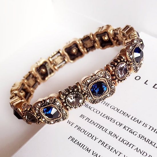 Γυναικεία βραχιόλια με πέτρες - πέντε μοντέλα.