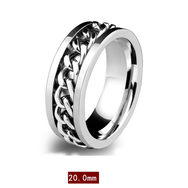 Ατσάλινα ασημένια ανδρικά δαχτυλίδια - 17 μοντέλα