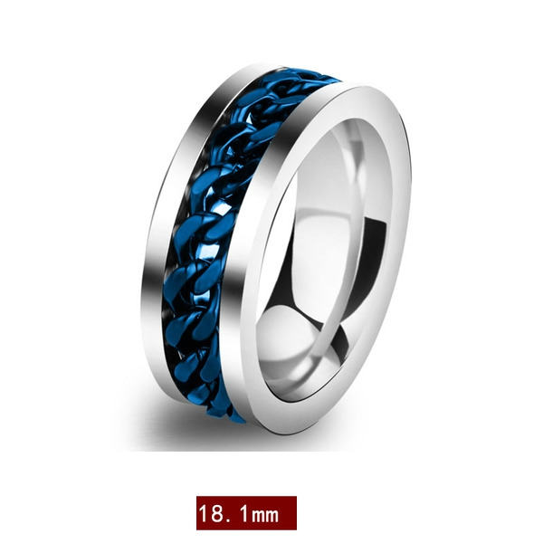 Ατσάλινα ασημένια ανδρικά δαχτυλίδια - 17 μοντέλα