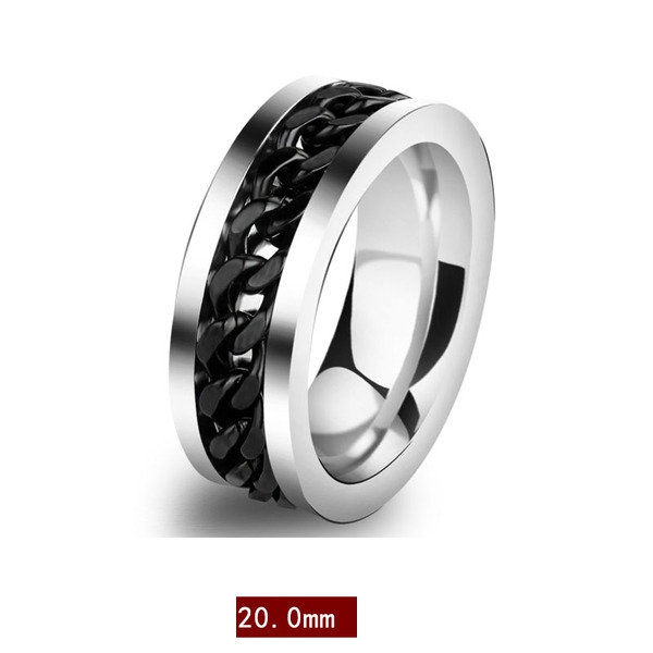 Ατσάλινα ασημένια ανδρικά δαχτυλίδια - 17 μοντέλα