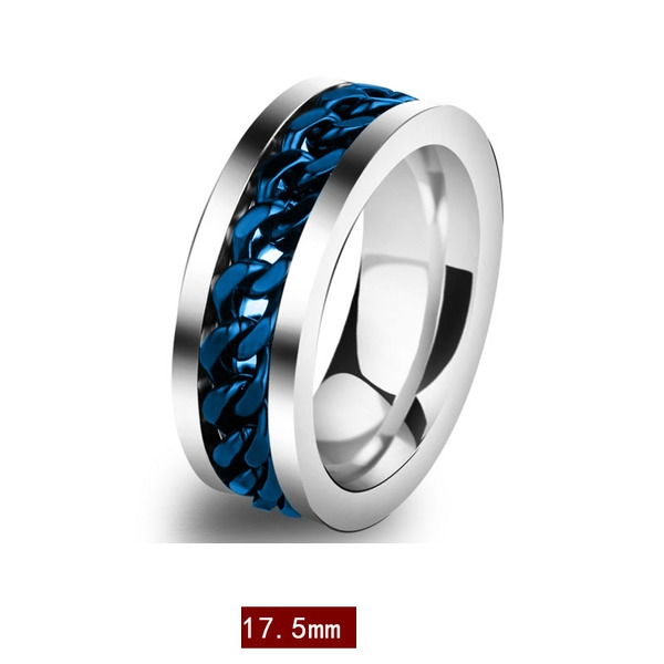 Ατσάλινα ασημένια ανδρικά δαχτυλίδια - 17 μοντέλα