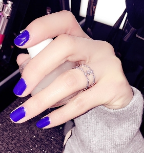 Дамски пръстен в 2 цвята - сребрист и златист 1.7 см 