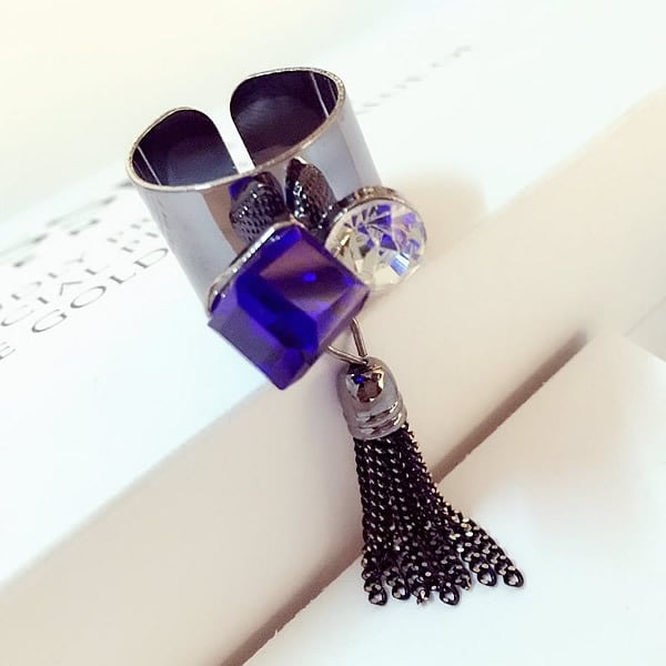 Γυναικεία Δαχτυλίδια με κρύσταλλα και μενταγιόν - διαφορετικά χρώματα