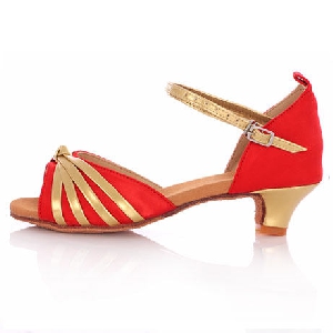 Обувки за модерни танци за жени и момичета- Самба - топ модели и комбинации в червен, син, леопардов цвят 