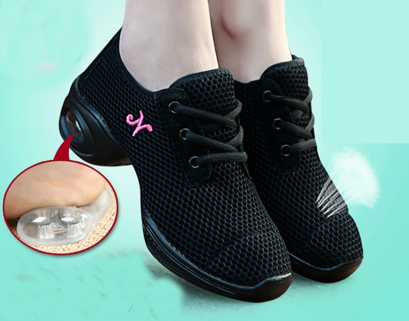 Дамски танцови обувки  - мрежести модели с токове - различни цветове