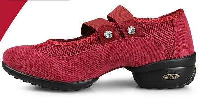 Дамски обувки - 3 модела за танци - червен, черен и тъмнозелен