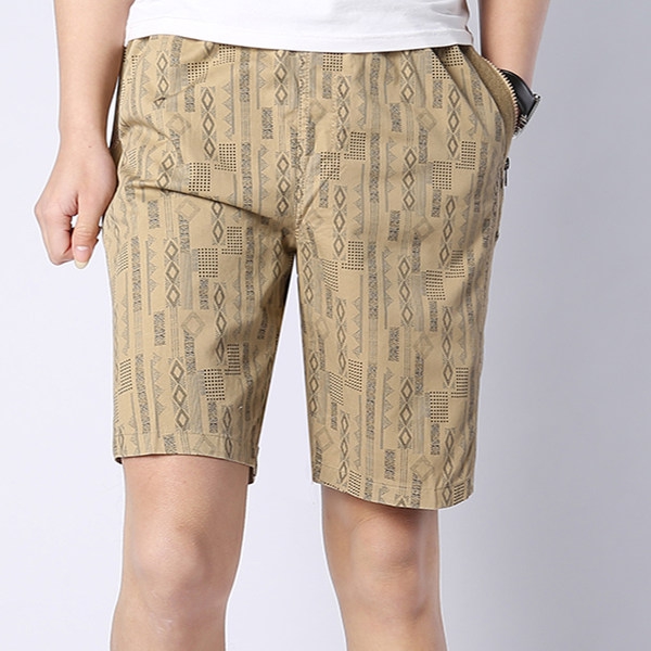 Ανδρική ελαστική σορτς το καλοκαίρι βαμβάκι - διάφορα κορυφαία μοντέλα - απλό, ριγέ, καρό