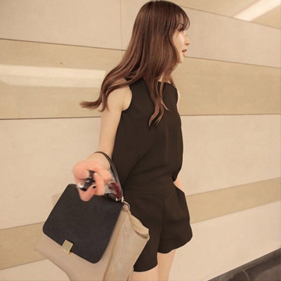 Οι γυναίκες floral σιφόν jumpsuit