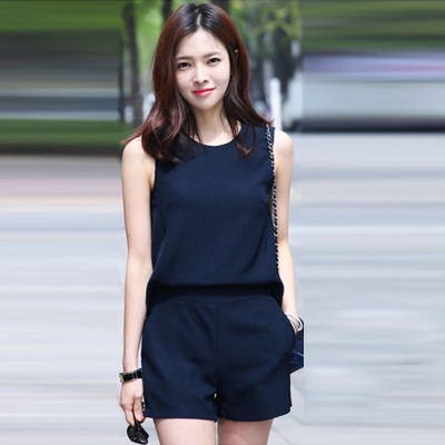 Οι γυναίκες floral σιφόν jumpsuit