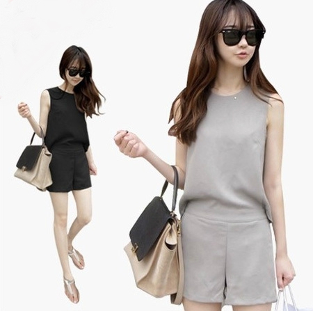 Οι γυναίκες floral σιφόν jumpsuit