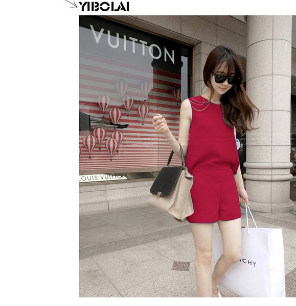 Οι γυναίκες floral σιφόν jumpsuit