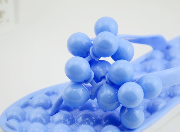 Дамски чехли розов син и лилав цвят