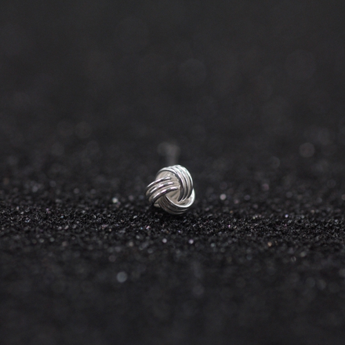 Мъжки  обеци в 2 модела в сребрист цвят