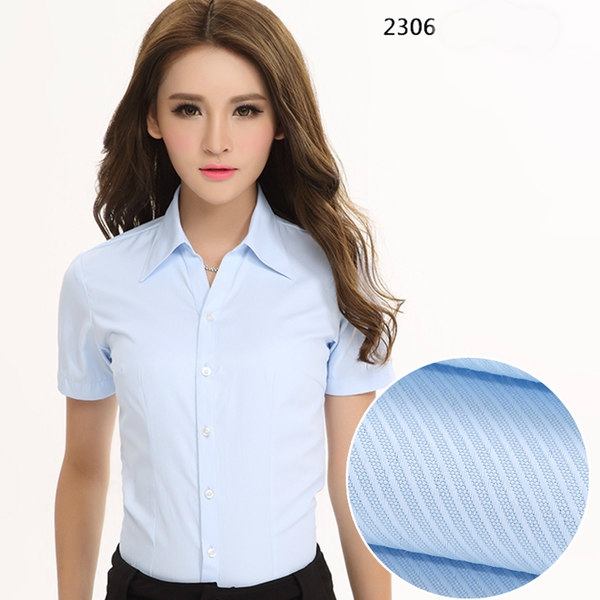 Дамски ризи с къс ръкав в различни цветове - 11 модела