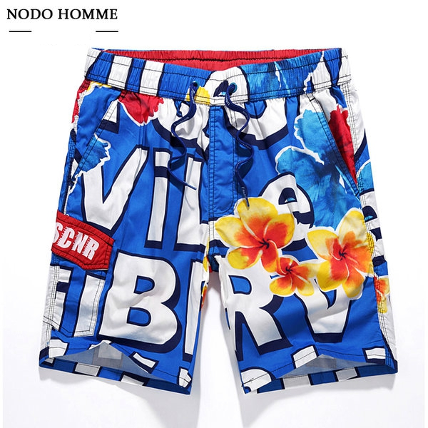 Мъжки плажни еластични панталони - 4 цветни модела