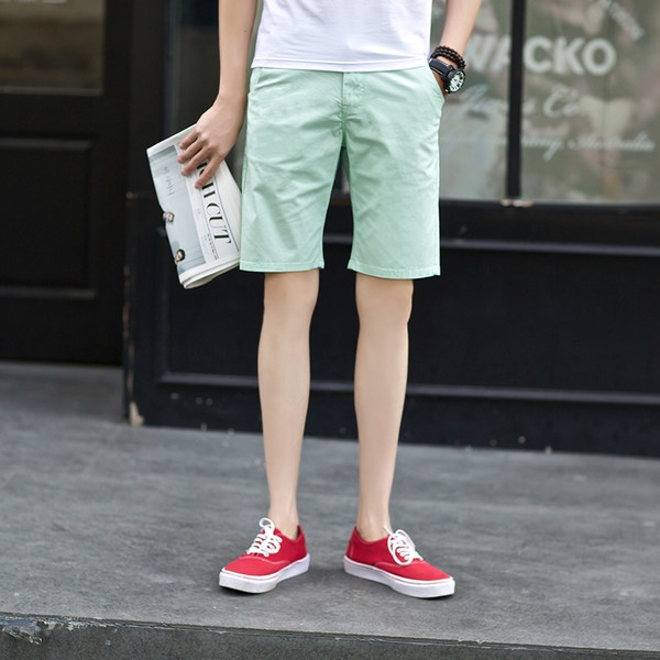 Ανδρών το καλοκαίρι σορτς - 4 μοντέλα - μπλε, καφέ, πράσινο