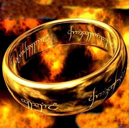 Ανδρικό Δαχτυλίδιν σε χρυσό και ασημί χρώμα - Ο Άρχοντας των Δαχτυλιδιών