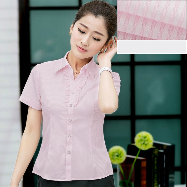 Κυρίες κοντομάνικα πουκάμισα - πολλά διαφορετικά σχέδια και χρώματα