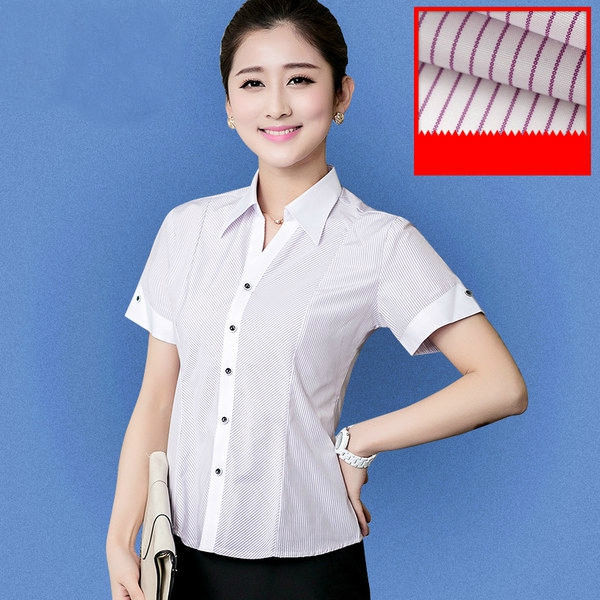 Κυρίες κοντομάνικα πουκάμισα - πολλά διαφορετικά σχέδια και χρώματα