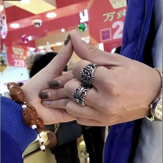 Άνδρικά  δαχτυλίδια από χάλυβα γοτθικό στυλ