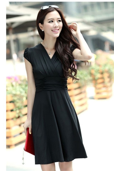 Κυρίες φορέματα του καλοκαιριού - τύπου 4 μοντέλο Midi - γόνατο