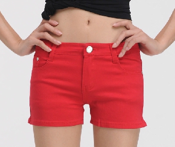 Дамски цветни къси панталони-15 модела.