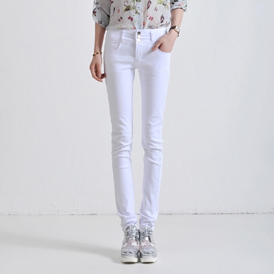 Дамски пролетни панталони тип Слим-7цвята.