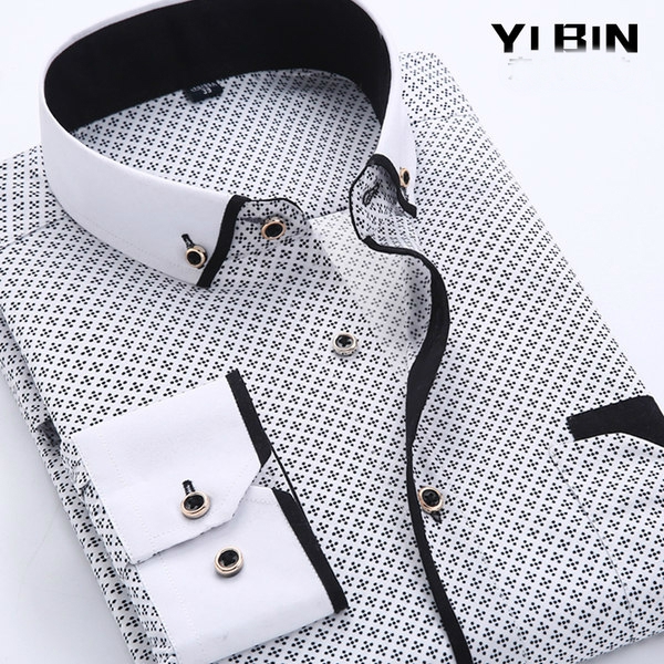 Ανδρικά πουκάμισα με μακριά μανίκια - μπλε, άσπρο, μαύρο και άλλα κορυφαία μοντέλα