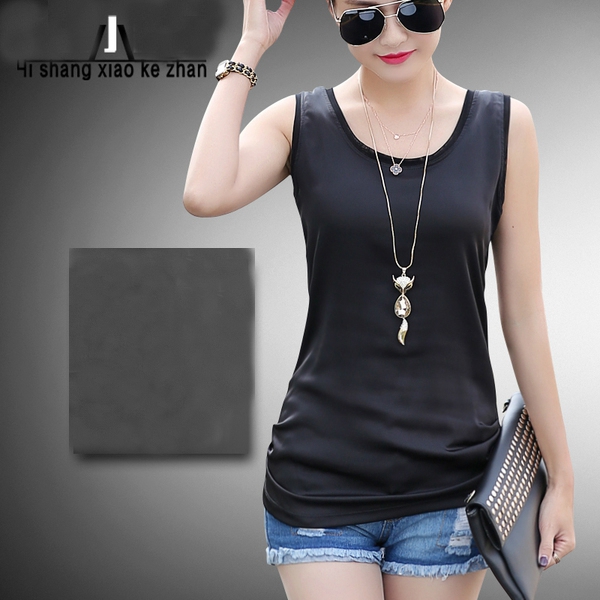 Γυναικείο  μεταξωτό αμάνικο 