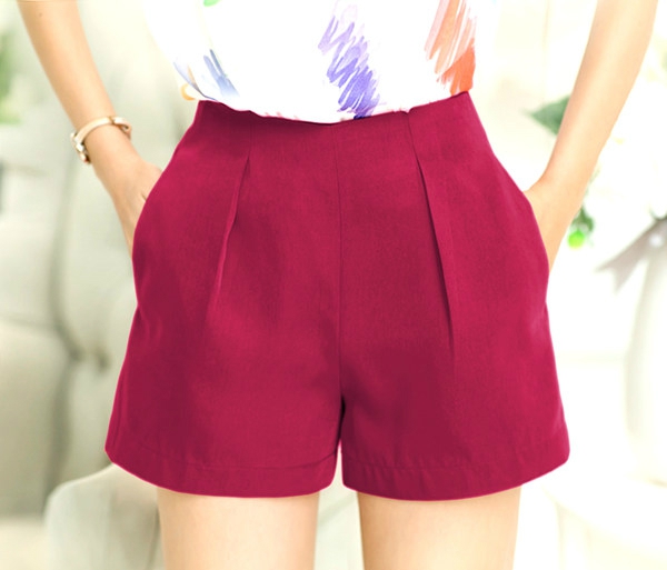 Κοντό παντελόνι γυναικείο για το  καλοκαίρι σε πολλά διαφορετικά χρώματα - 18 μοντέλα