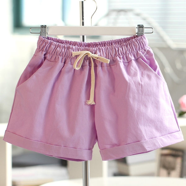 παντελόνι σύντομο γυναικών σε πολλά διαφορετικά χρώματα - κανονικό μέγεθος