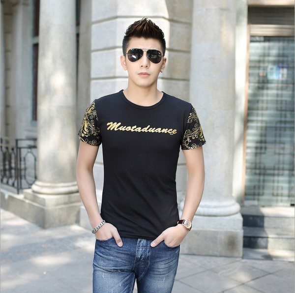 Ανδρών το καλοκαίρι t-shirts - 3 μοντέλα σε λευκό, μαύρο και γκρι