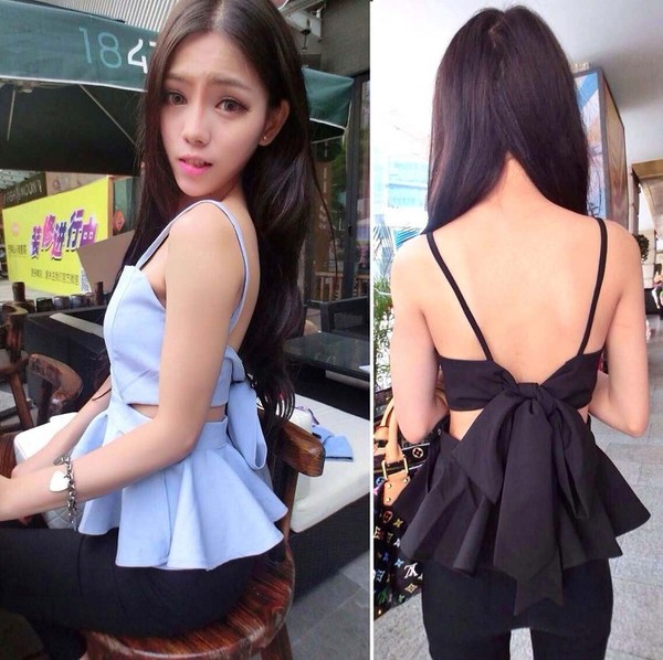 Γυναικείο    φανελάκι  με κορδέλα