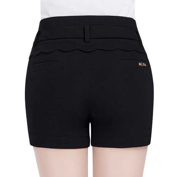 Σύντομη κυρίες παντελόνι σε μαύρο χρώμα