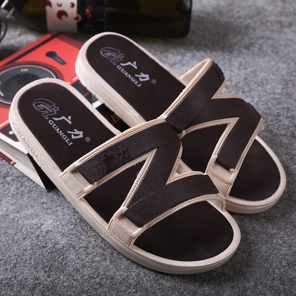 Цветни гумени мъжки чехли - 9 модела 