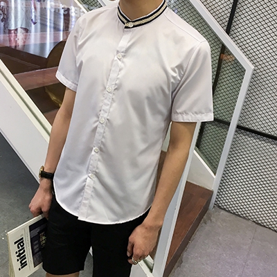 Αντρικά κοντομάνικα πουκάμισα - Κορυφαία μοντέλα για το καλοκαίρι - Μπλε, Λευκό, Γκρι χρώμα