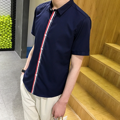 Αντρικά κοντομάνικα πουκάμισα - Κορυφαία μοντέλα για το καλοκαίρι - Μπλε, Λευκό, Γκρι χρώμα