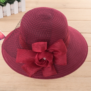Дамска ефирна лятна шапка за слънчевите дни през лятото
