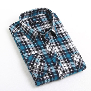 Мъжки ризи с дълъг ръкав - топ карирани и едноцветни памучни модели подходящи за различна комбинация за обличане