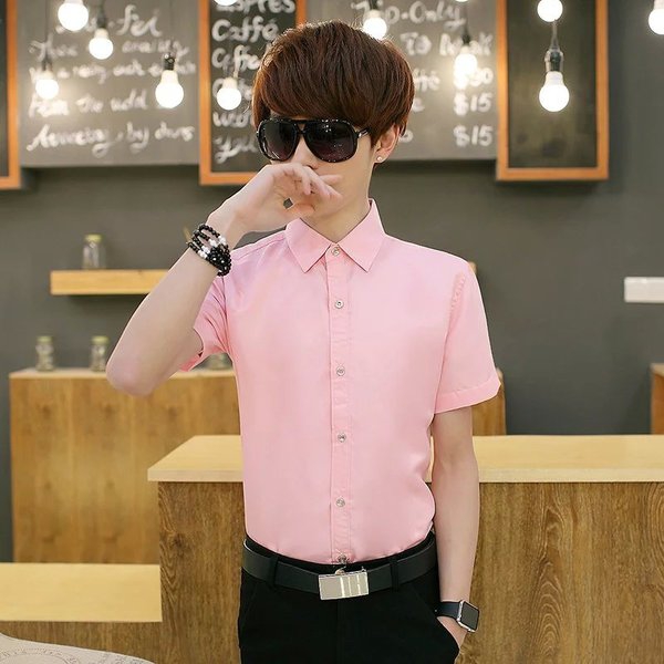 Ανδρικά πουκάμισα με μακριά μανίκια - Λεπτό και βαμβάκι - Αρκετά σχέδια σε κόκκινο, πράσινο, μπλε, μαύρο, λευκό και άλλα σχέδια