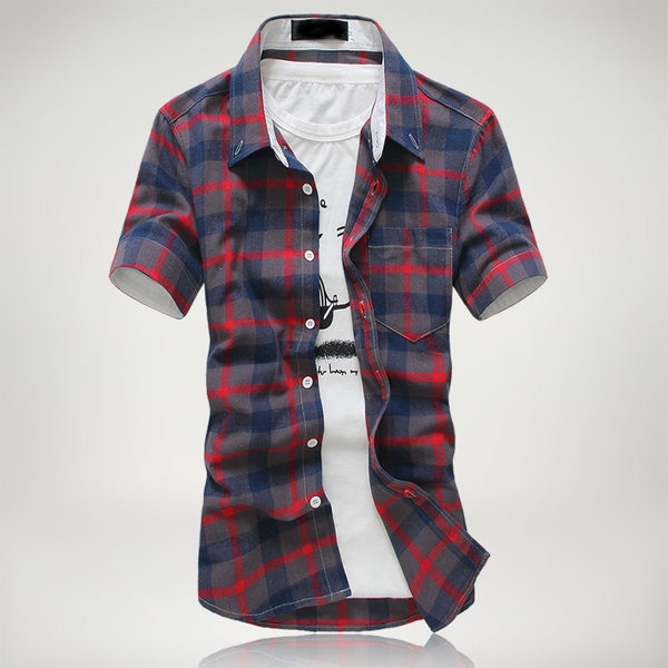 Ανδρικά πουκάμισα καλοκαιρινά  βαμβακερά - 4 σχέδια