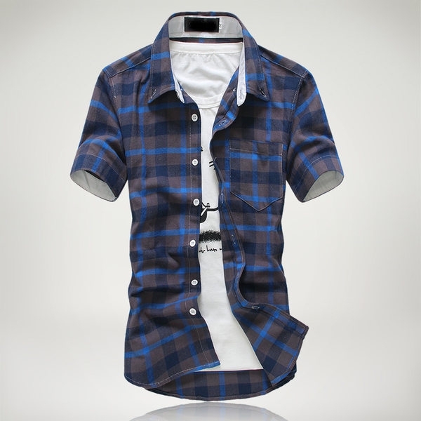 Ανδρικά πουκάμισα καλοκαιρινά  βαμβακερά - 4 σχέδια